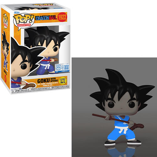 Funko Pop Dragon Ball-Goku Nyoibou Glows in the Dark Special Edition #1922 Figure