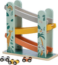FREE 2 PLAY Wooden mini garage with cars