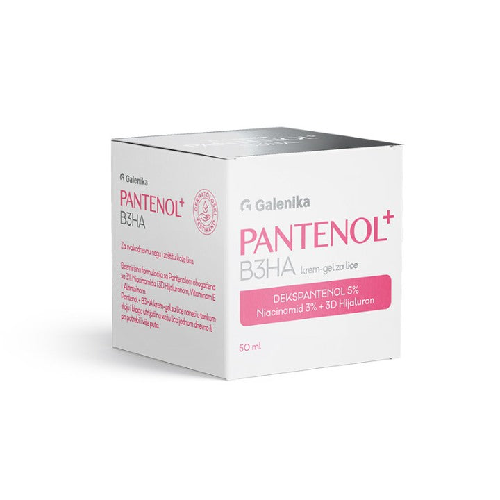 Galenika Pantenol b3ha face cream gel, 50 ml